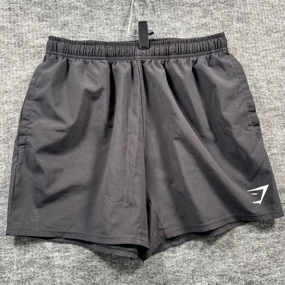 Gymshark Arrival Shorts Mens Medium Black Athletic Gym Training Pockets